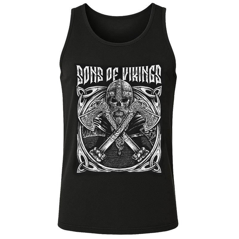 Skull and Axes Tank Top