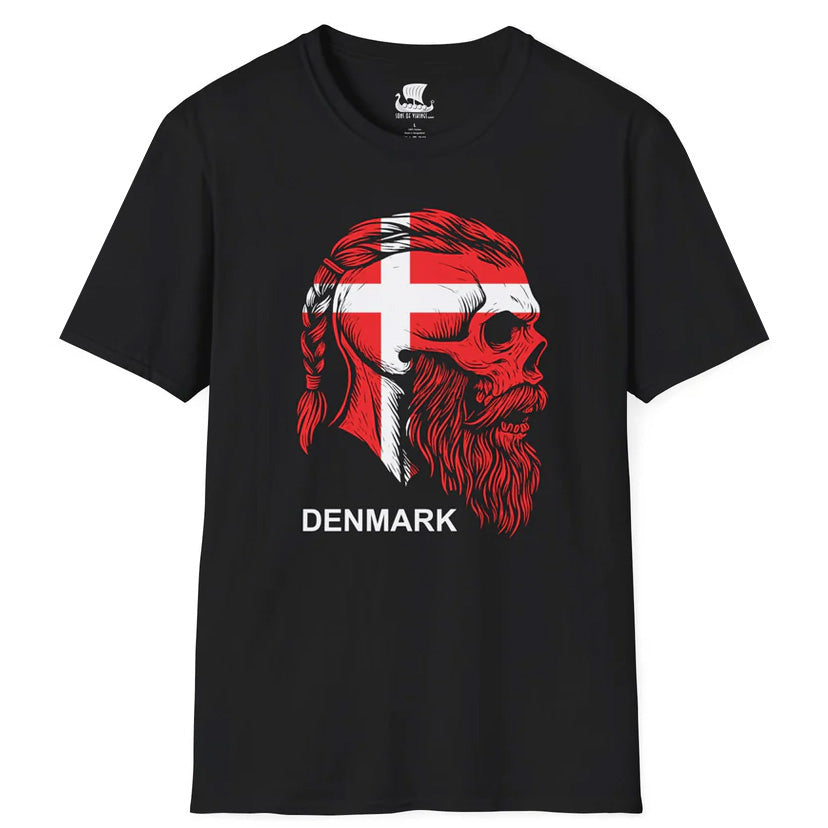 Viking Skull - Denmark T-Shirt