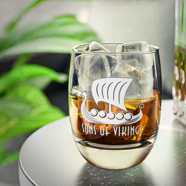 Sons of Vikings Whiskey Glass