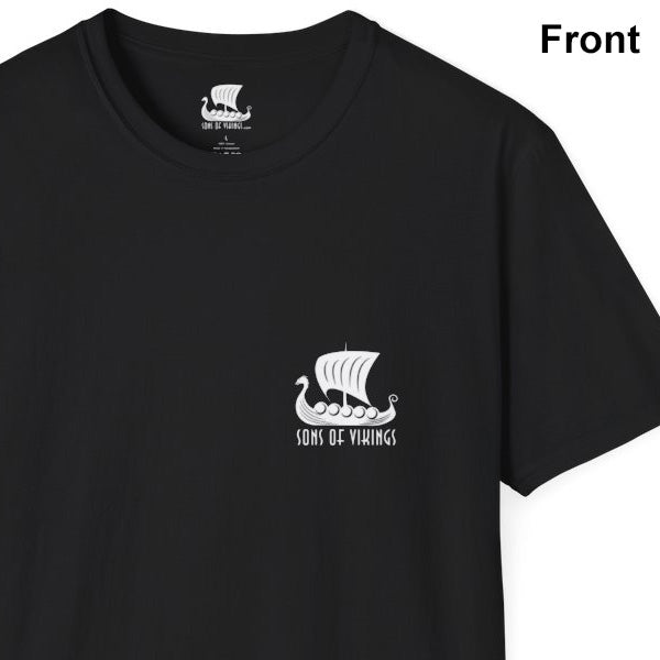 Iceland Skull T-Shirt - On Back