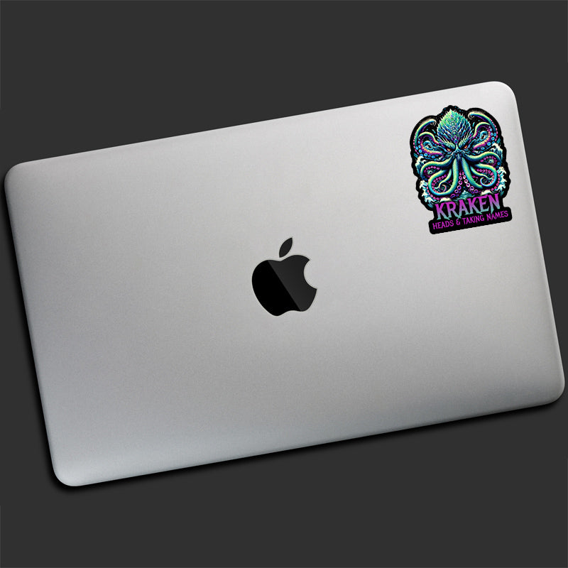 Kraken Heads Sticker