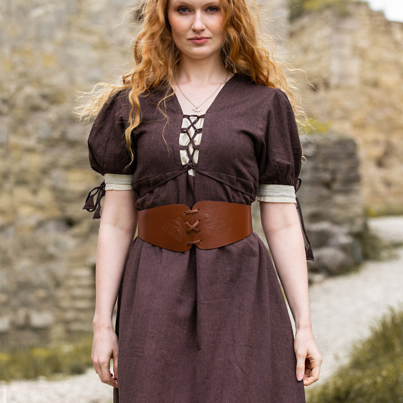 Brown / Natural Summer Dress