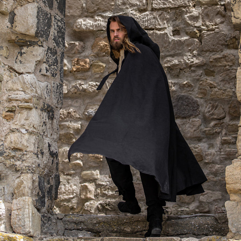 Black Wool Cloak