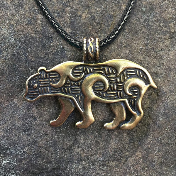 Bear Pendant - Bronze