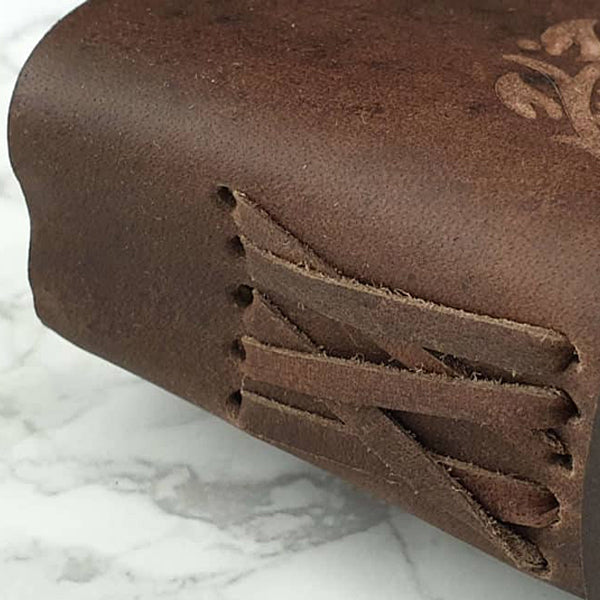 Leather Bound Journal - Heart