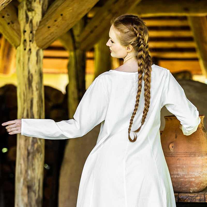Natural Round Neck Underdress - Cotton