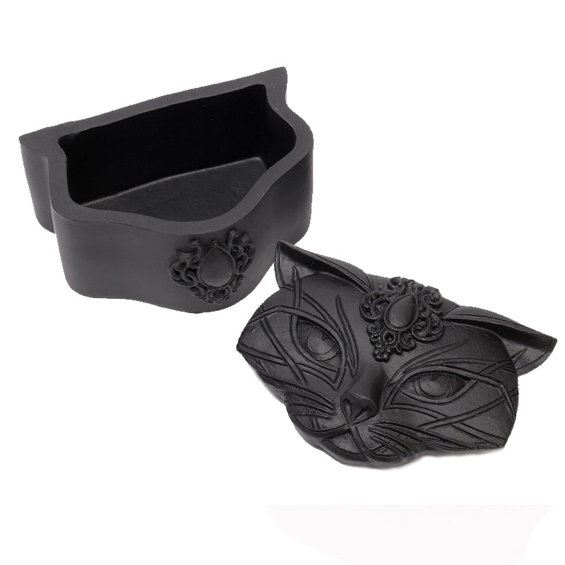 Black Cat Trinket Box