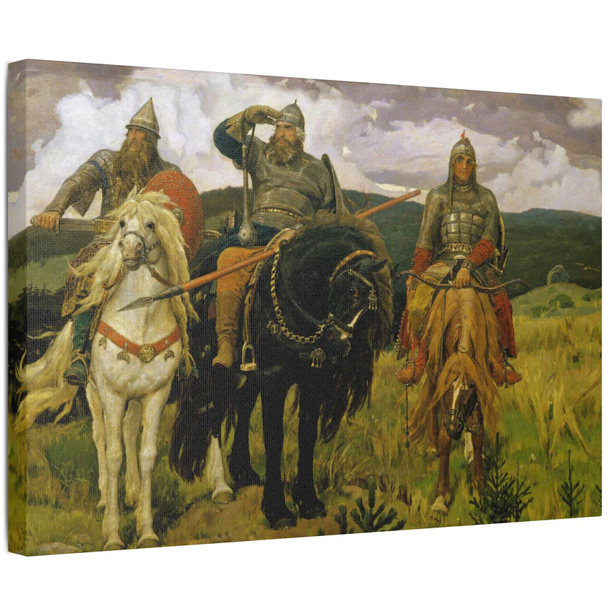 The Three Bogatyrs - Canvas Art