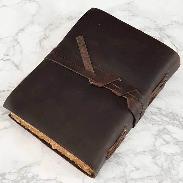 Leather Bound Journal - Heart
