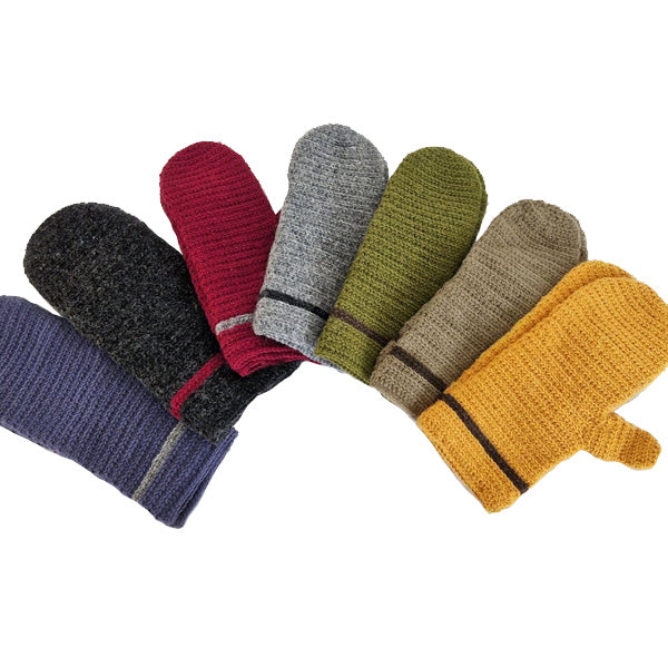 Wool Nalbinding Mittens (7 Colors)