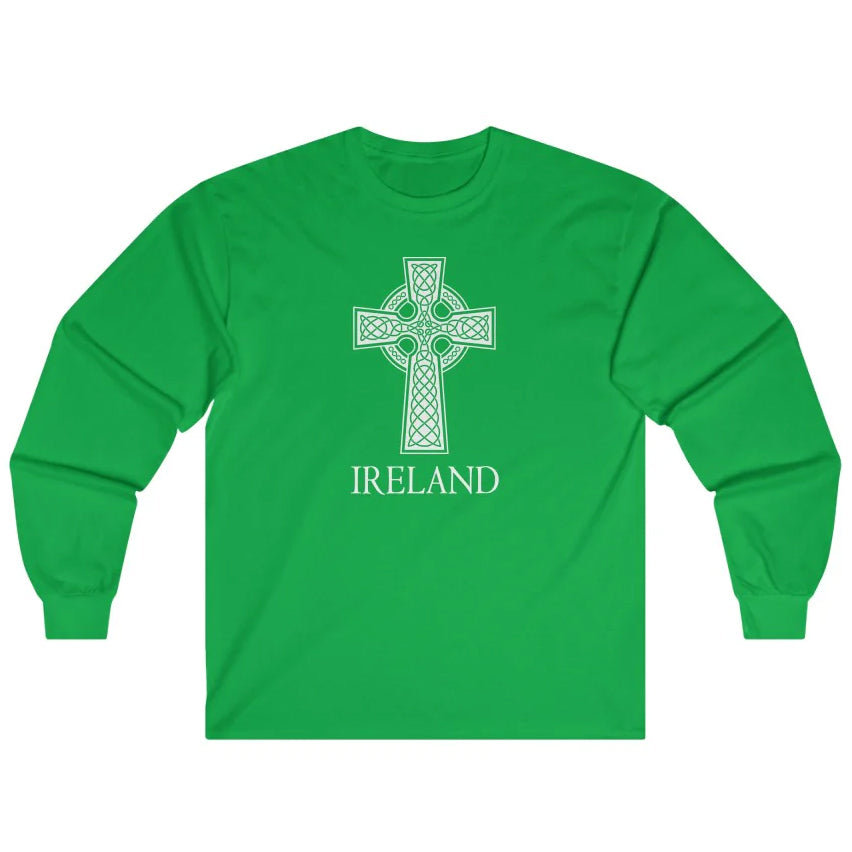 Ireland Celtic Cross - Long Sleeve Shirt