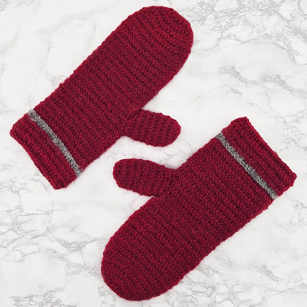 Wool Nalbinding Mittens (7 Colors)