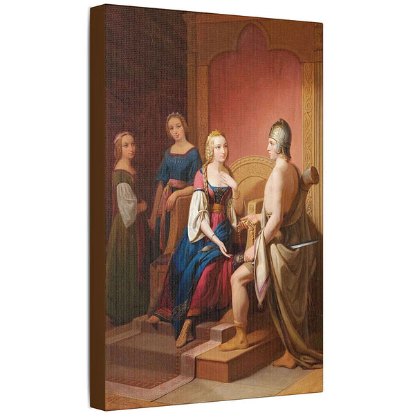 Heimdall returns Brisingamen - Canvas Art