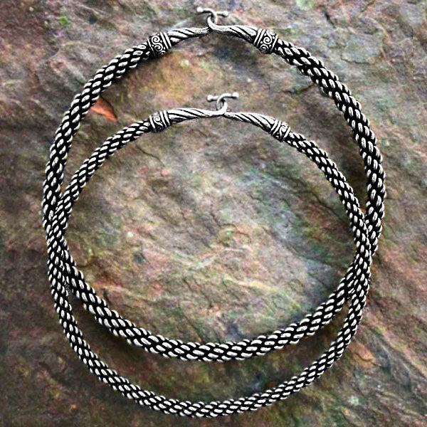 Viking Torc Replica - Bronze or Silver