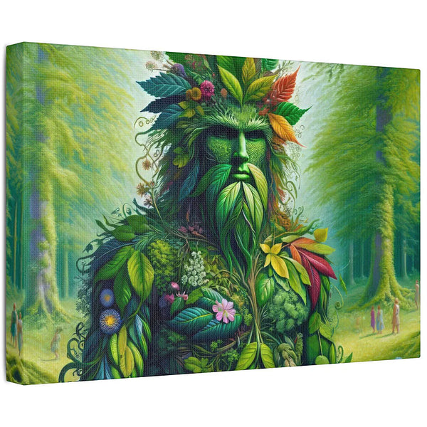 Celtic Greenman - Canvas Art