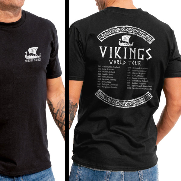 Two-Sided Vikings World Tour T-Shirt