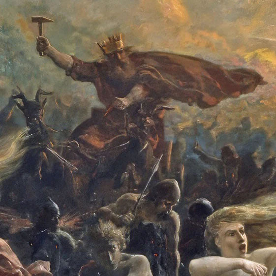 The Wild Hunt of Odin - Canvas Art