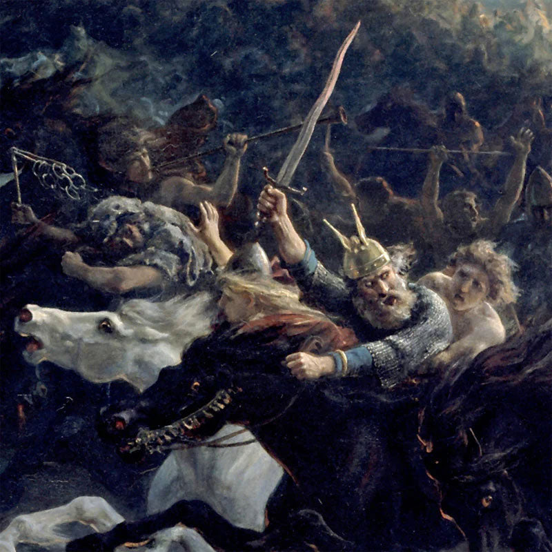 The Wild Hunt of Odin - Canvas Art