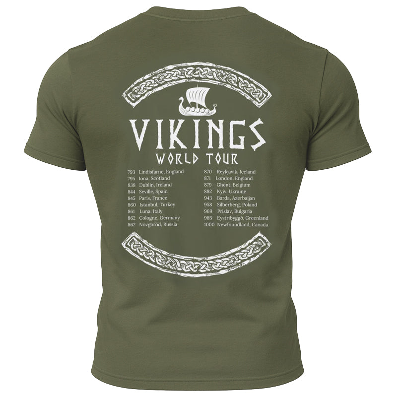 Two-Sided Vikings World Tour T-Shirt