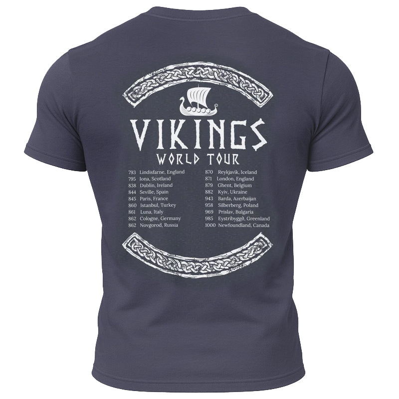 Two-Sided Vikings World Tour T-Shirt