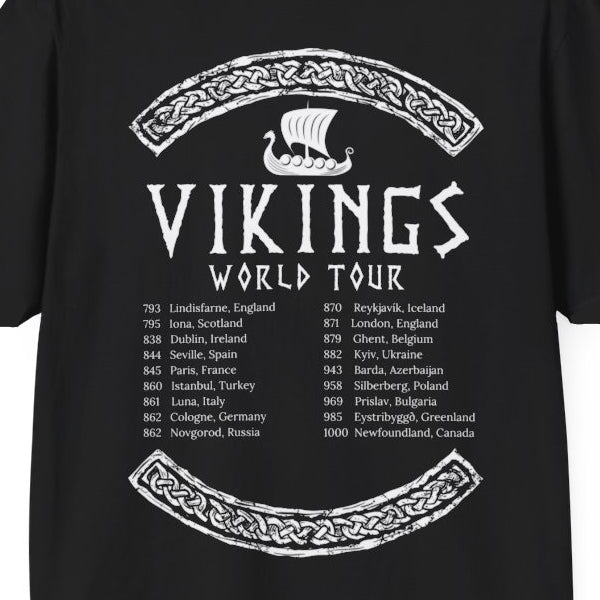 Two-Sided Vikings World Tour T-Shirt