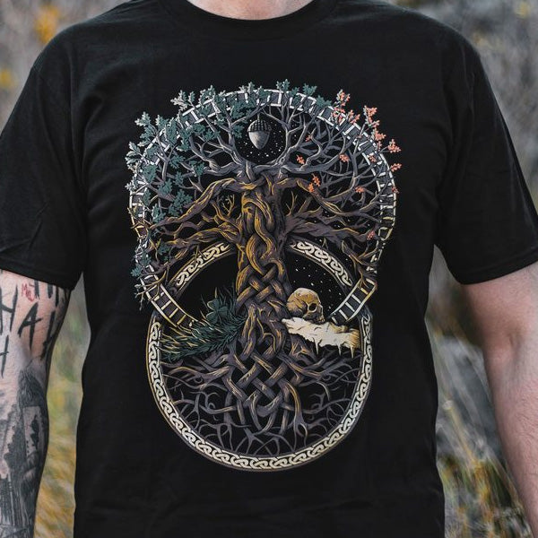 服/ファッション PeterStone: Tree of Life Yggdrasil Pen.. Yggdrasil Tree of Life SVG Bundle: Viking Norse Design (digital