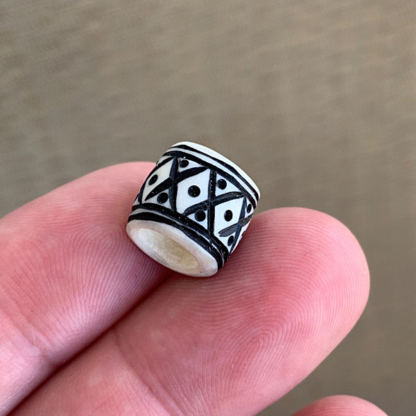 Viking Beard Bead - Deer Antler