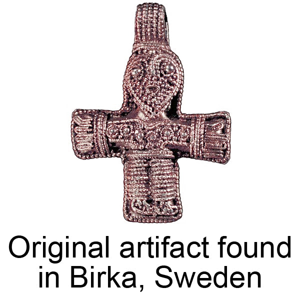 Viking Crucifix Replica - Sterling Silver or Bronze