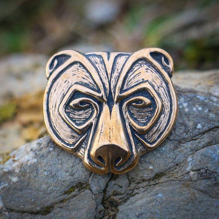 Bear Face Pendant Necklace
