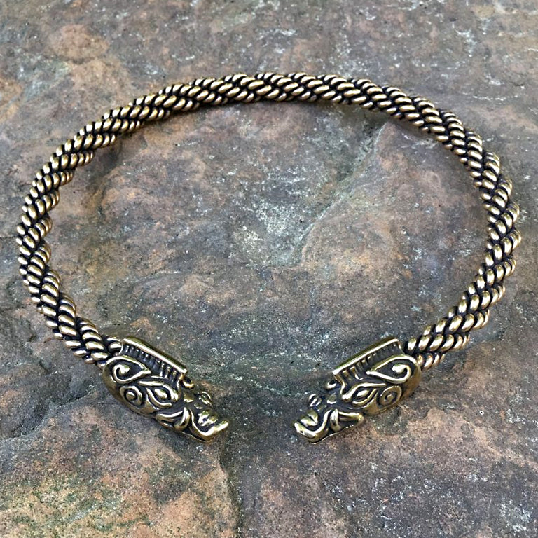 Celtic Boar (Heavy Braid) - Bronze