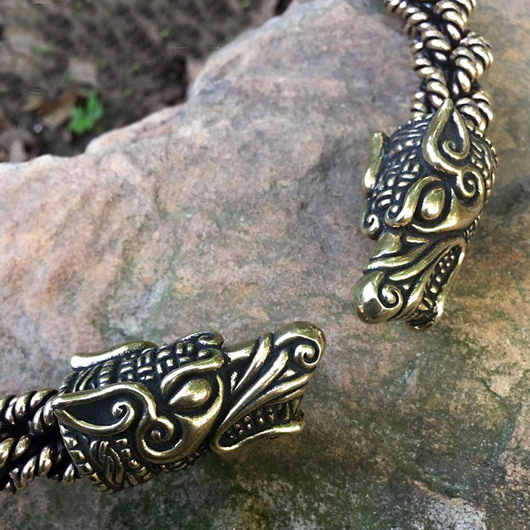 Wolf Torc (Extra Heavy) - Bronze