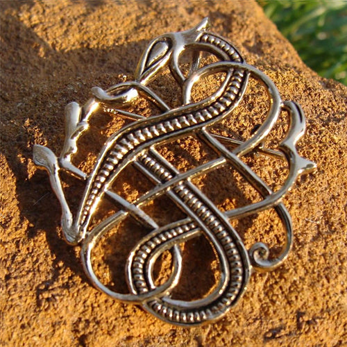 Bronze Dragon Brooch / Pendant