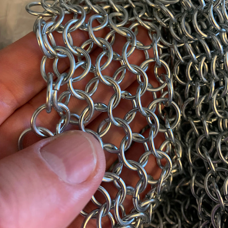 Short Sleeve Chainmail Shirt - Light Steel