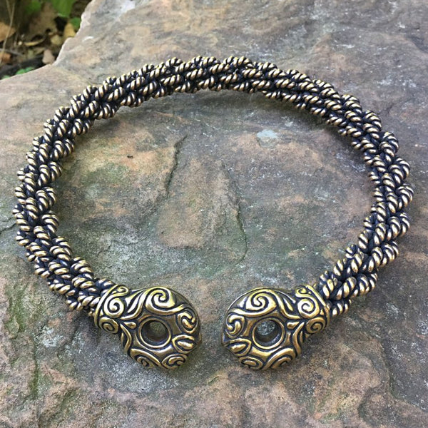 Celtic Chieftain Torc (Extra Heavy) - Bronze