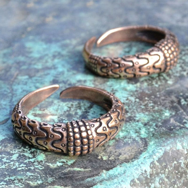 Danish Viking Ring - Bronze