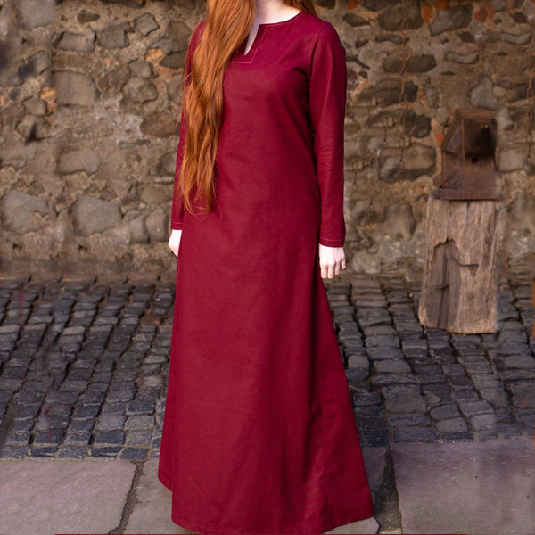 Slit Neckline Underdress, Viking Serk Under Dress