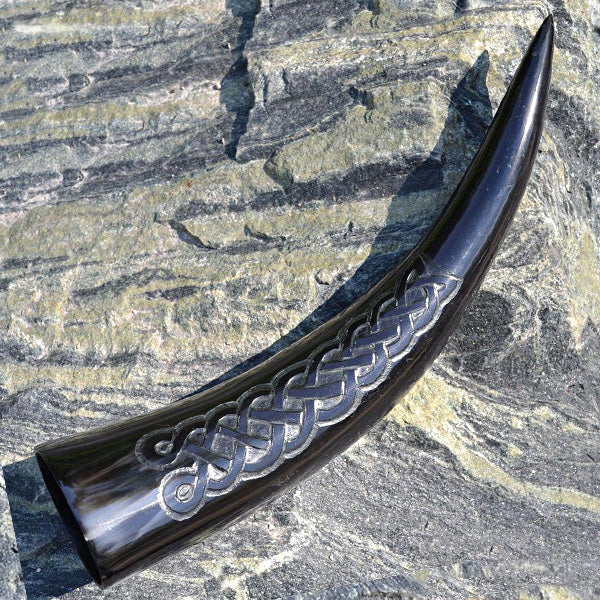 Celtic Knots Drinking Horn