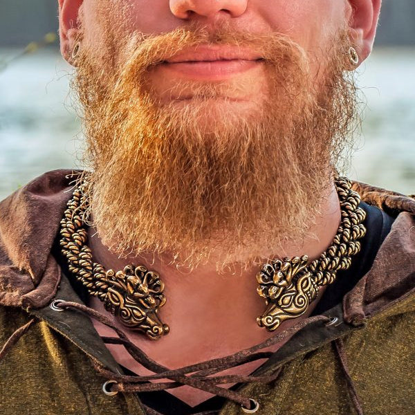 Stag Torc (Extra Heavy) - Bronze