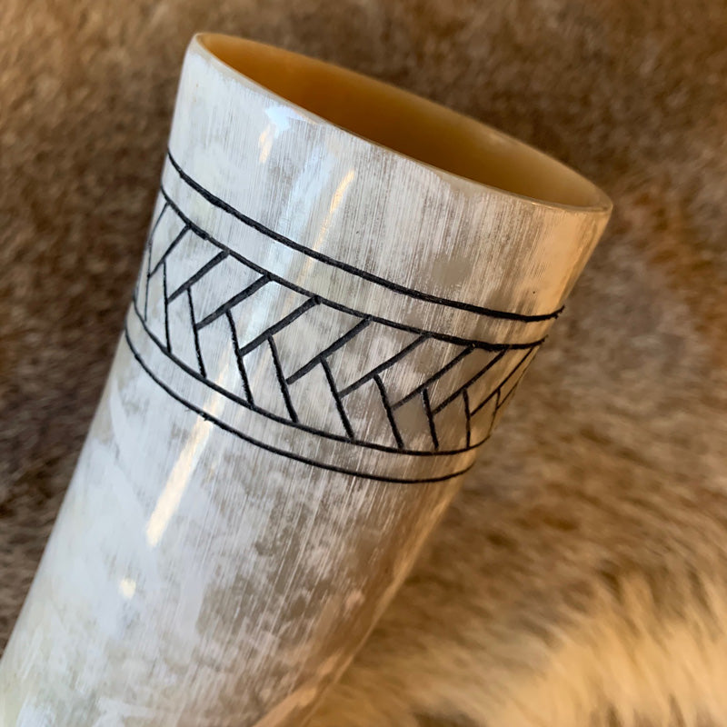 Fishbone Drinking Horn