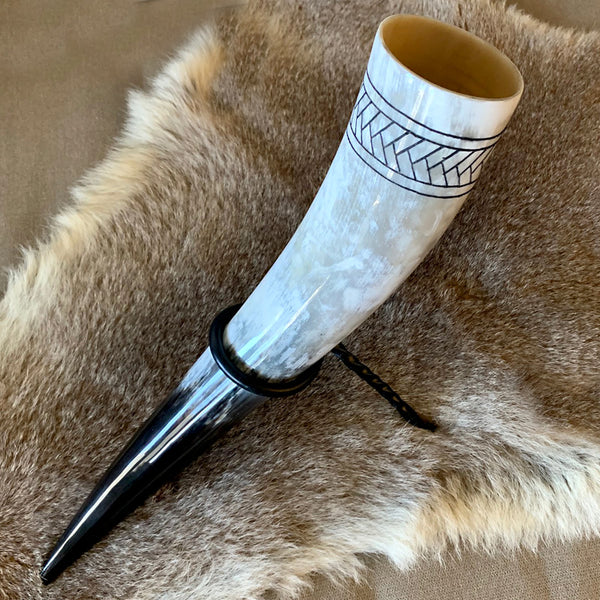 Fishbone Drinking Horn