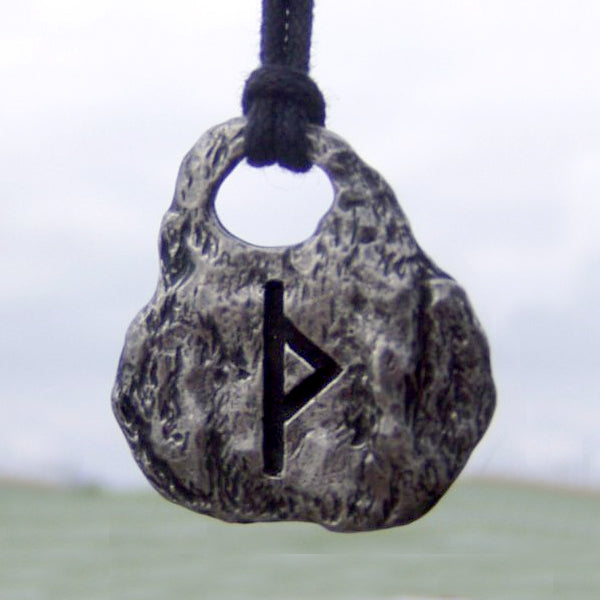 Hand Forged Pewter Rune Pendants