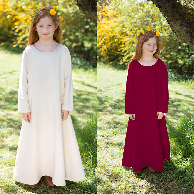 Girl's Viking Underdress - Light Cotton