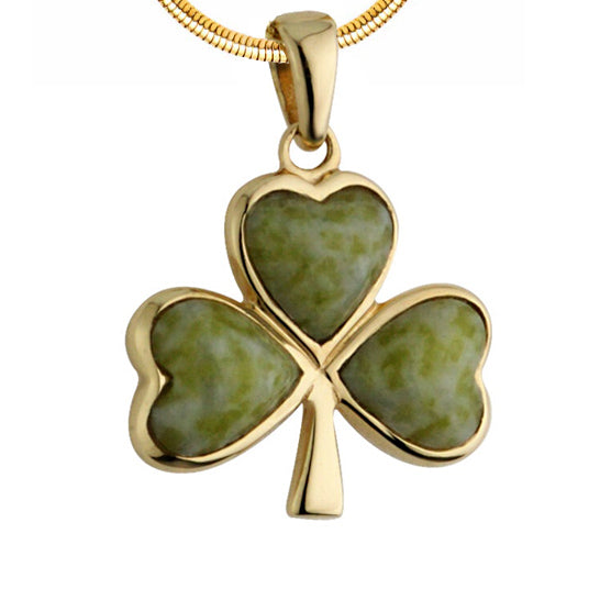 Irish String of Pearls Connemara Marble Luck Stone 32 Necklace