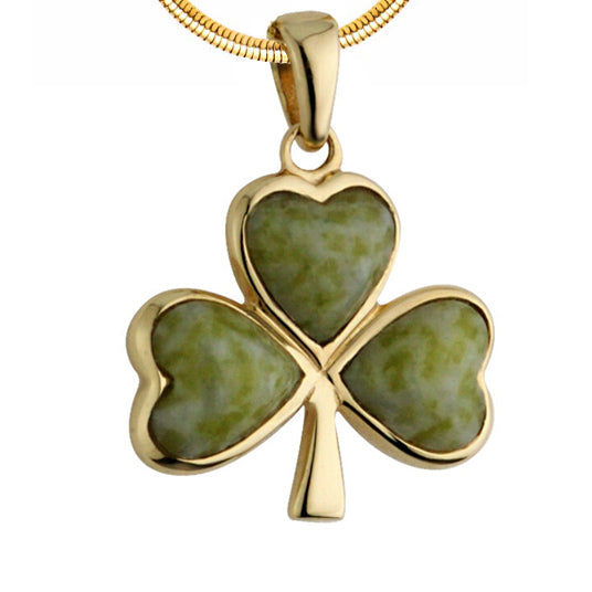 14K Gold Four Leaf Clover Necklace