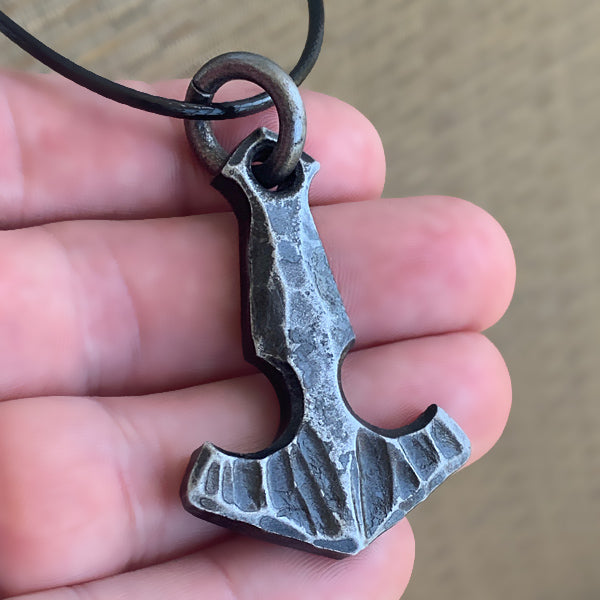 Hand Forged Steel Mjolnir