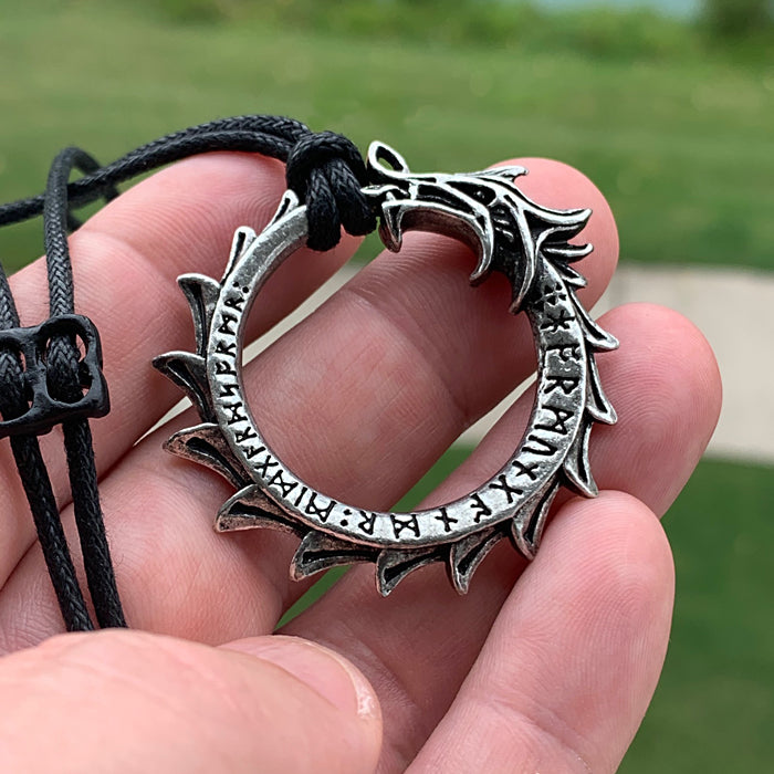Jörmungandr Pendant - Pewter