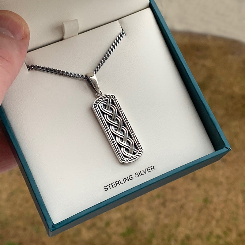 Knotwork Amulet - Sterling Silver