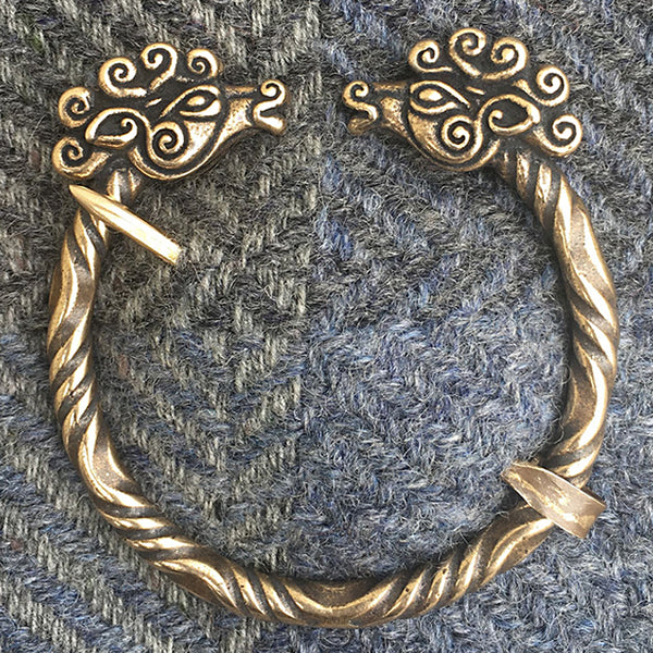 Large Stag Brooch - Bronze