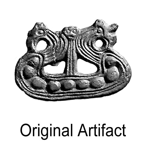 Viking Ship Replica Earrings - Silver