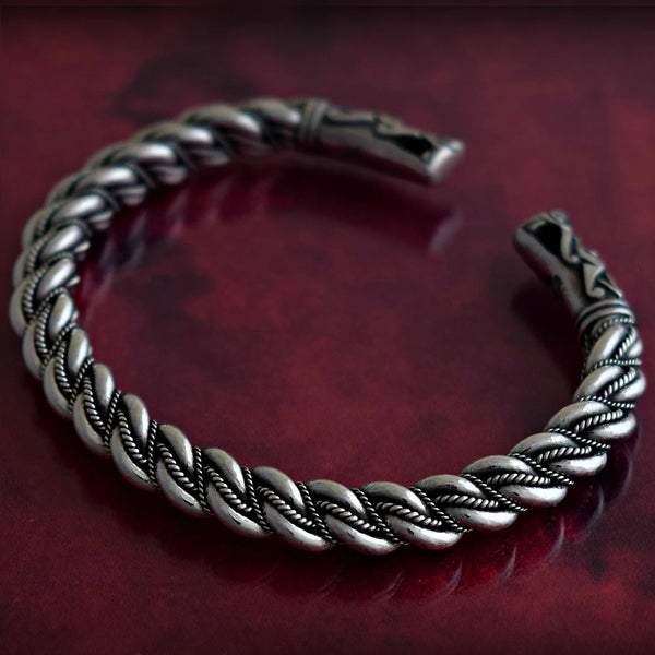 Gotland Bracelet Sterling Silver Viking Jewelry Artifact